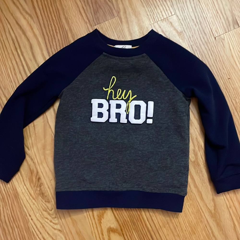 Rorie Whelan Hey Bro Bots 2T Sweatshirt